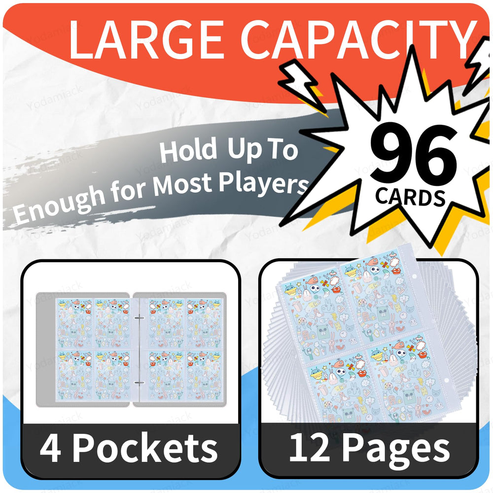 Open sleeves on the Yodamiack organizer enable quick card access