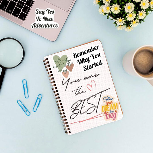 Yodeeni 120pcs inspirational stickers on laptop cover for creative work inspiration