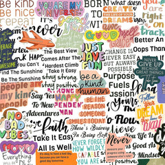 Yodeeni 120pcs inspirational stickers on water bottle for daily motivation and color