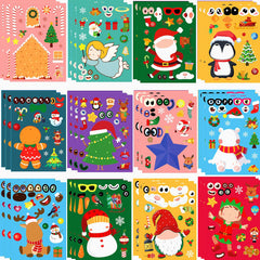 Yodeeni 36-sheets Christmas stickers collection for festive DIY decorations