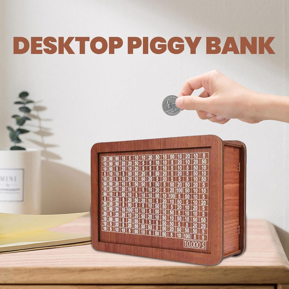 YOECO Money Box in dorm decor blends storage with motivation.