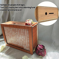 YOECO Savings Jar with numbered panels tracks deposits toward goals.