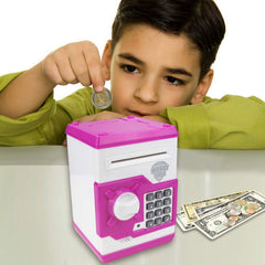 YOEGO money bank battery compartment with AA power option