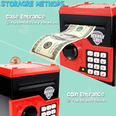 Yoego Money Bank coin capacity demonstrates space for up to 600 coins.