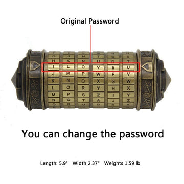 YOFIT cryptex password customization to personalize the gift.