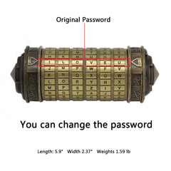YOFIT cryptex password customization to personalize the gift.