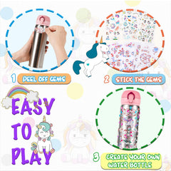 YOFUN decorate-your-own-bottle kit with individual designs.