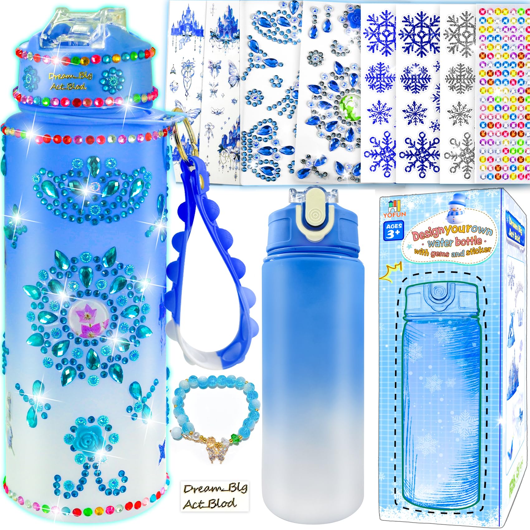 Y YOFUN frozen bottle kit bottle, durable for daily school and play