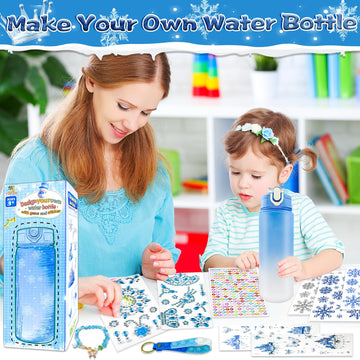 Y YOFUN frozen bottle kit crystal stickers add sparkle for creative decorating