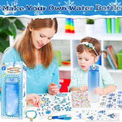 Y YOFUN frozen bottle kit crystal stickers add sparkle for creative decorating