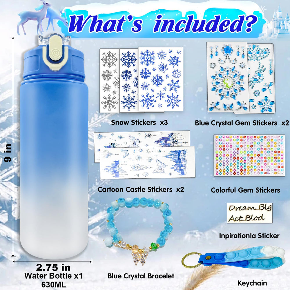 Y YOFUN frozen bottle kit leak-proof lid prevents spills
