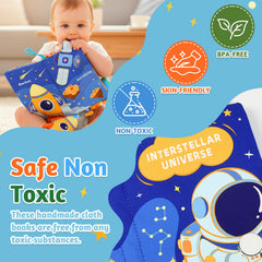 YOGINGO baby book dinosaur world ocean scene with crinkle panels