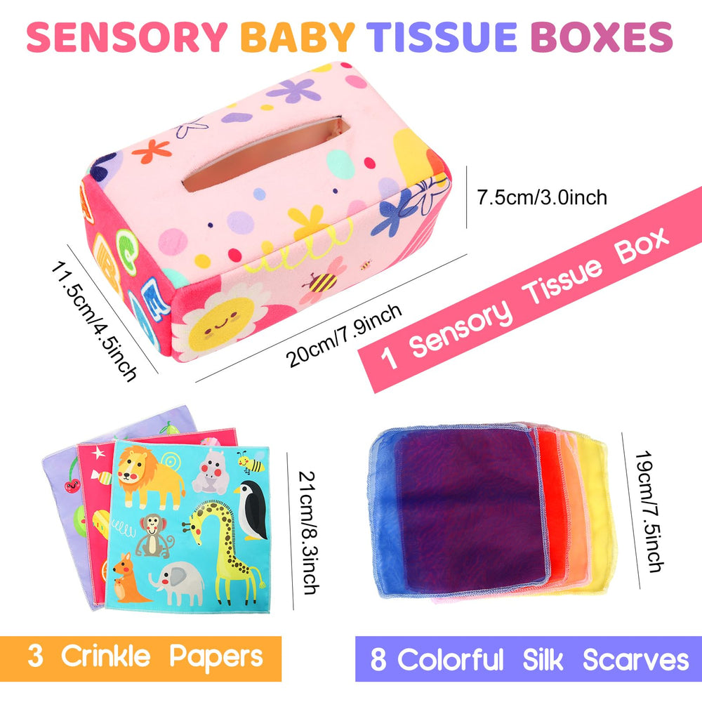 YOGINGO tissue box with durable stitching supports long lasting playtime