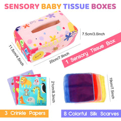 YOGINGO tissue box with durable stitching supports long lasting playtime
