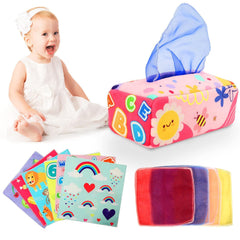 YOGINGO baby tissue box main image safe Montessori toy for early exploration