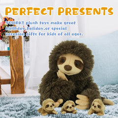 YOHAKI Sloth plush being machine-washed for easy care