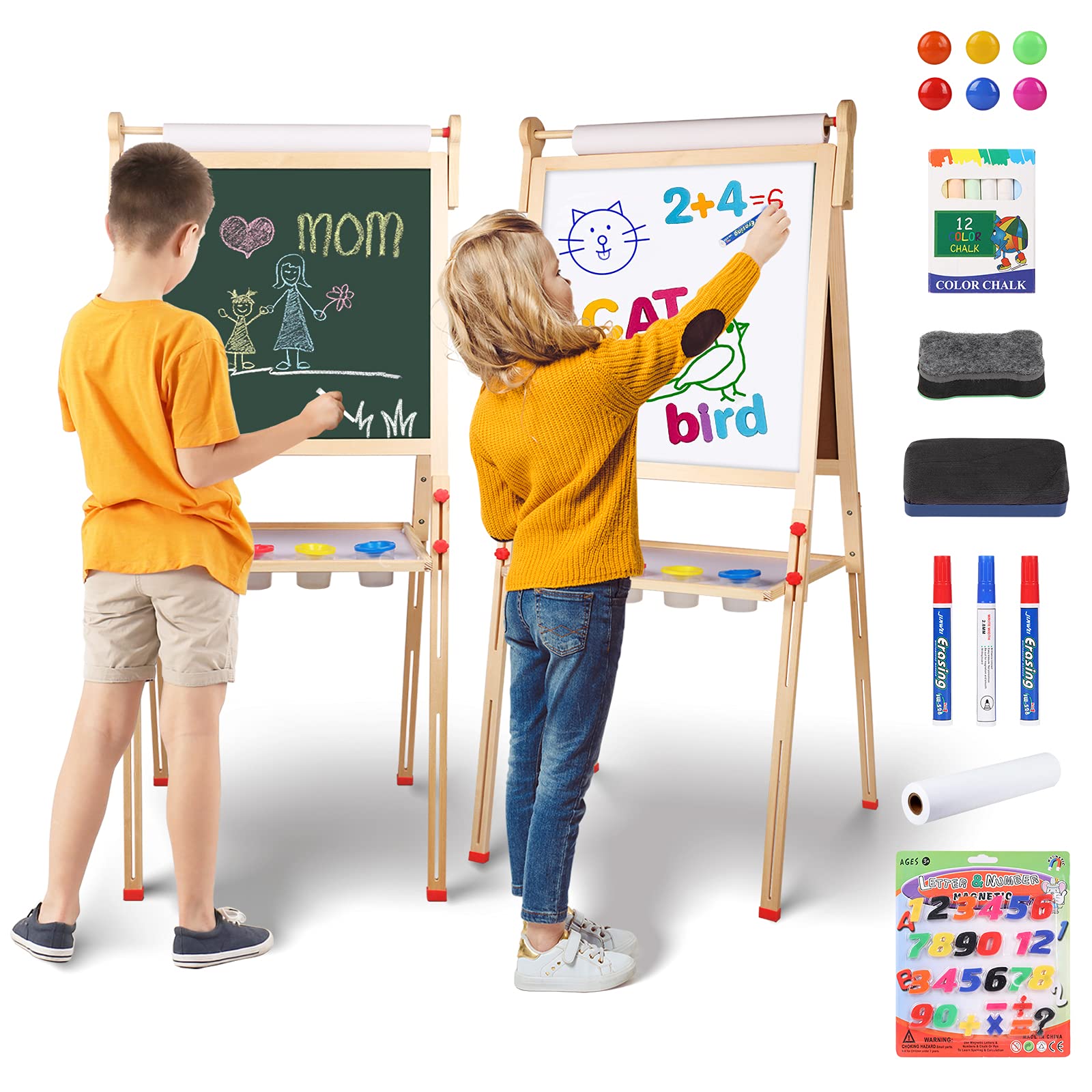 YOHOOLYO Kids Easel assembly is straightforward for quick setup