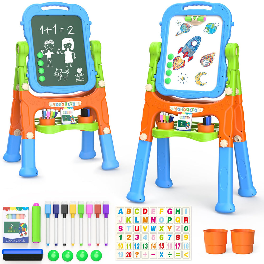 YOHOOLYO multifunction board easel for table and floor play
