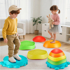 YOHOOLYO stepping stones stackable crab design for compact indoor storage and play