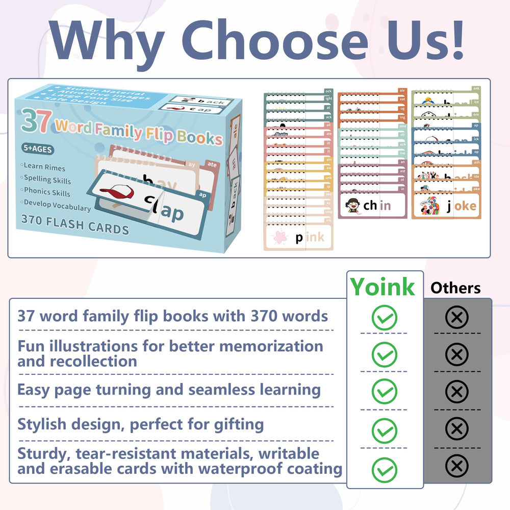 Yoink Word Family Build Book colorful illustrations engage young readers during practice.