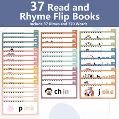 Yoink Word Family Build Book flip cards enable hands-on word-building and rhyming play.