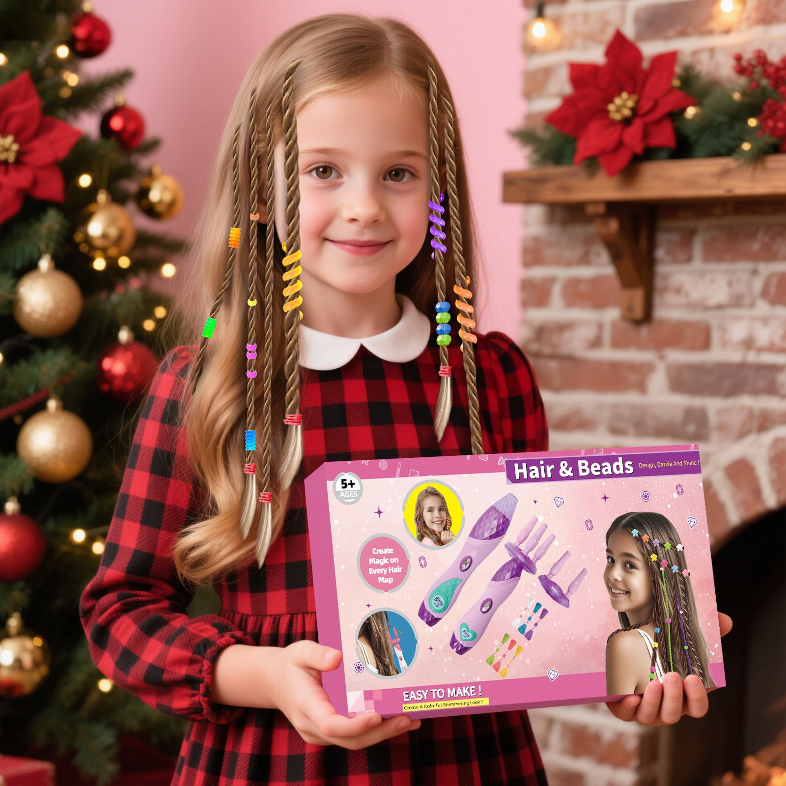 Yoloflix distribution hair clips prep for tidy braiding setups.