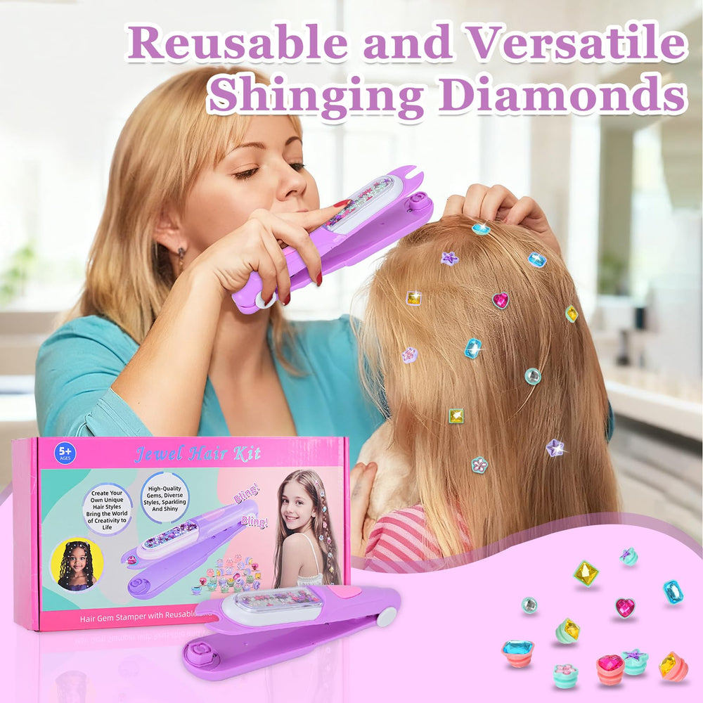 Yoloflix DIY hair accessory starter kit enables quick rhinestone embellishments