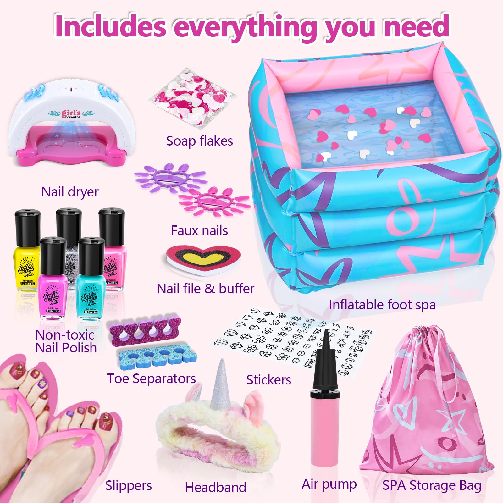 Yoloflix Kids Spa Kit water beads for a tactile spa experience