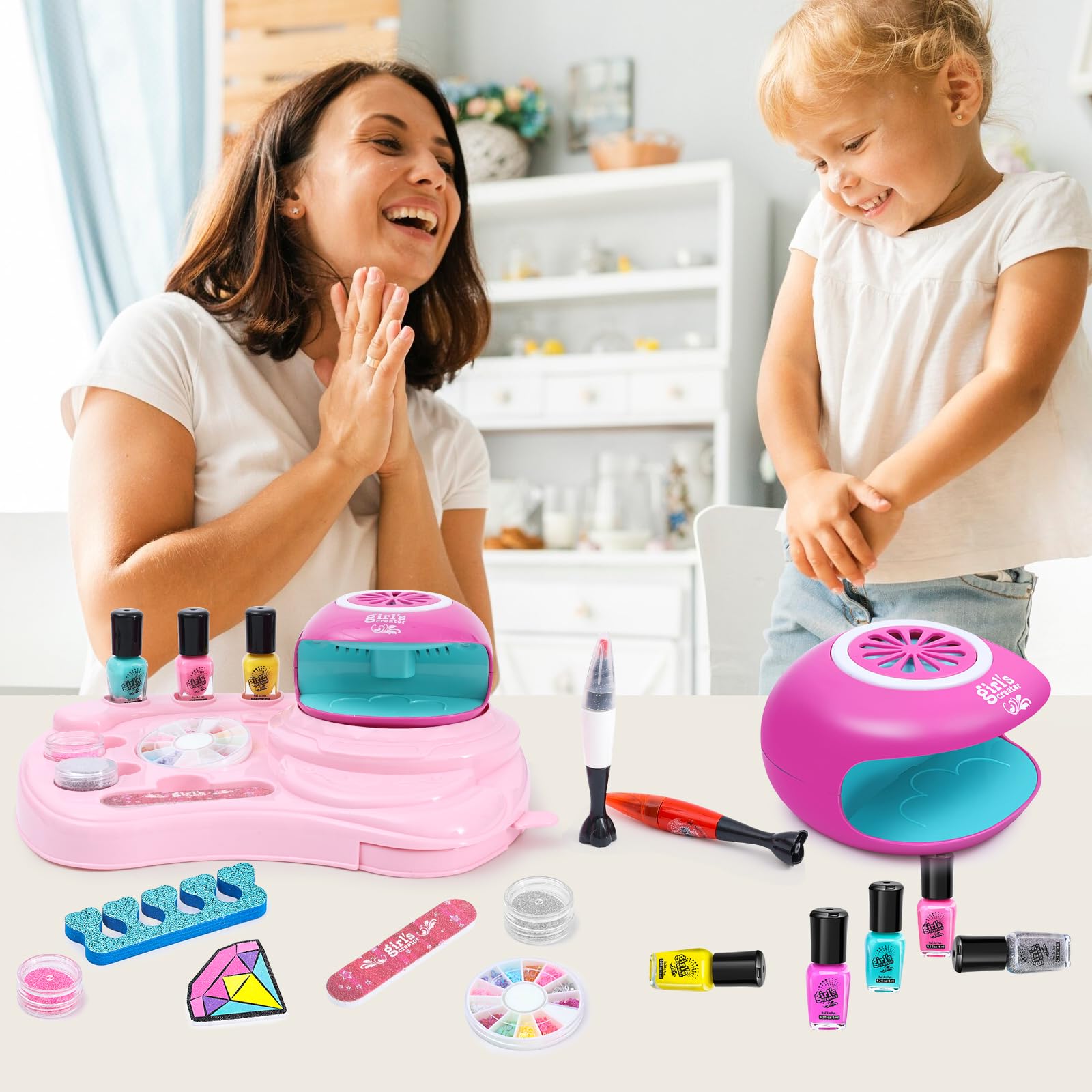 Yoloflix Nail Polish Kit 3D decorations spark creativity and texture variety