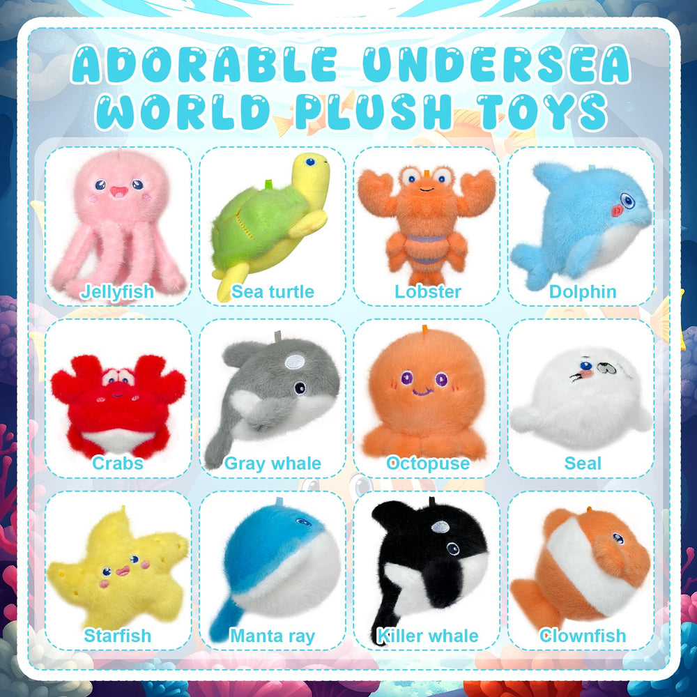 Yoloodayy transparent gift boxes showcase the mini animals.