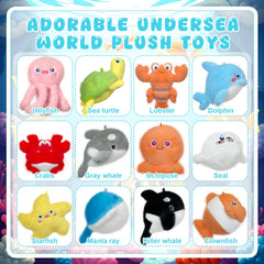 Yoloodayy transparent gift boxes showcase the mini animals.