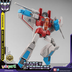 YOLOPARK AMK Series Starscream chest windows open revealing interior detail.