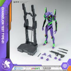 YOLOPARK Eva-01 figure side view showing proportions and finish