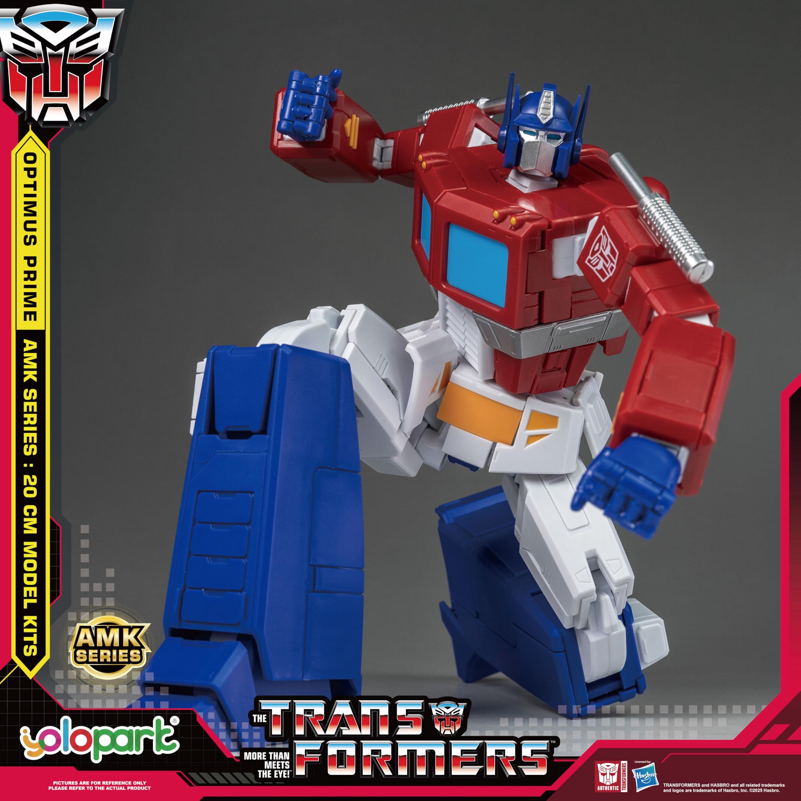 YOLOPARK Megatron detailed paint for authentic G1 look.