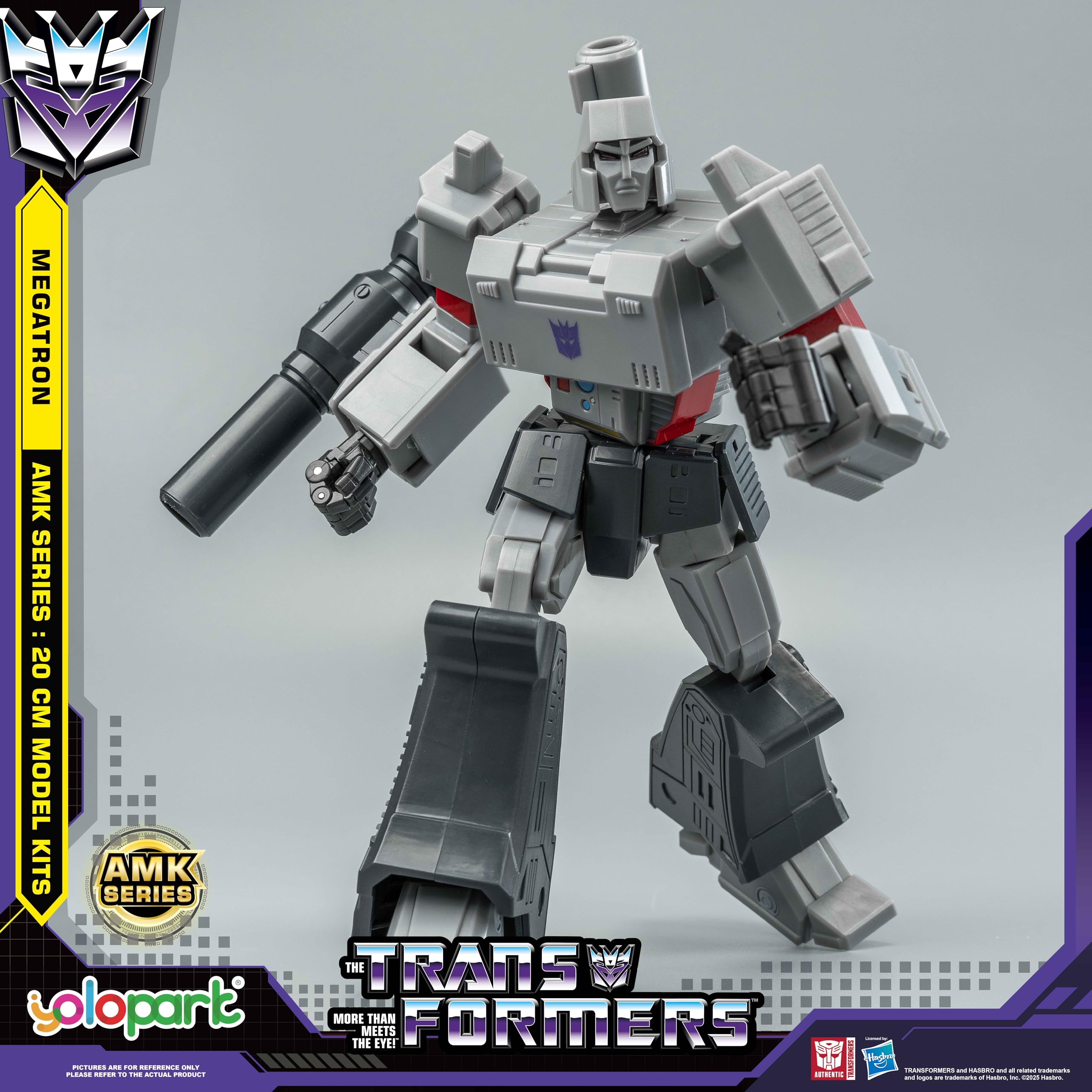 YOLOPARK Megatron fusion cannon accessory enhances display impact