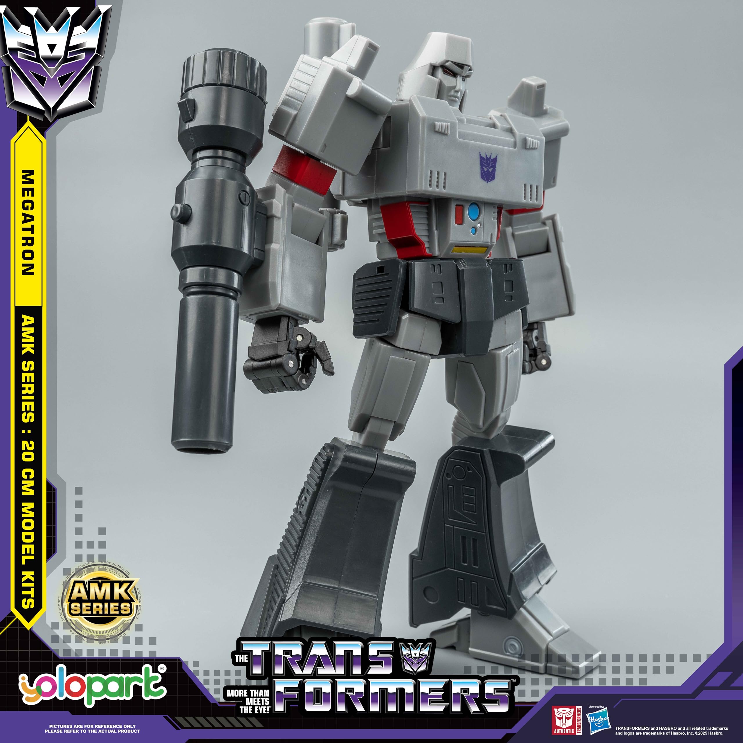 YOLOPARK Megatron paint detail boosts display realism