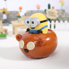 YOLOPARK Minions age 3 plus graphic showing beginner friendly toy