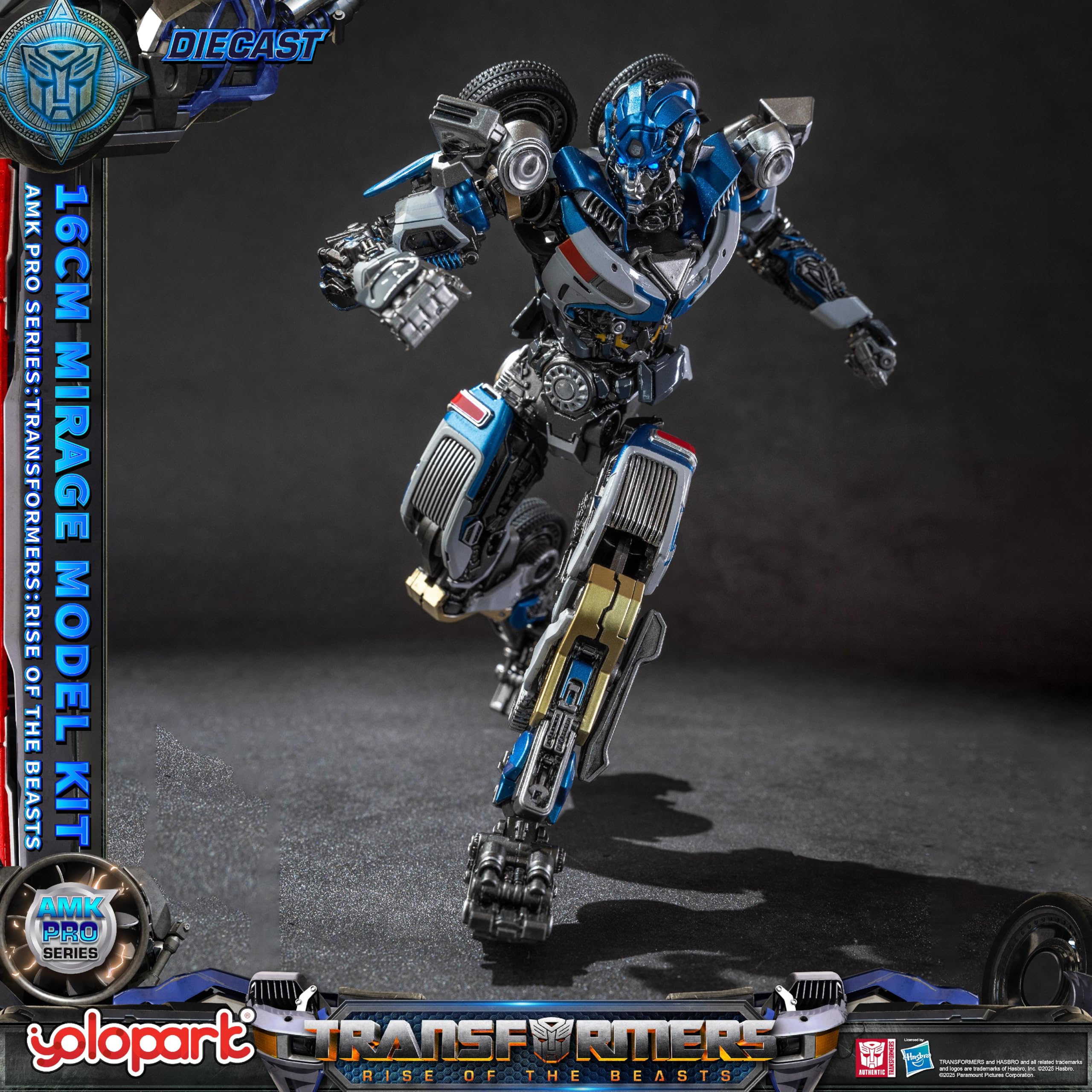 YOLOPARK Mirage figure paint detail showcases multi-layer realism