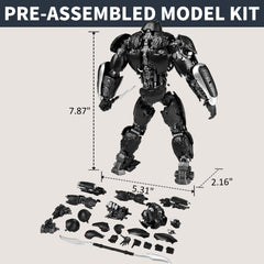 YOLOPARK Optimus Primal with interchangeable hands enables varied action poses.
