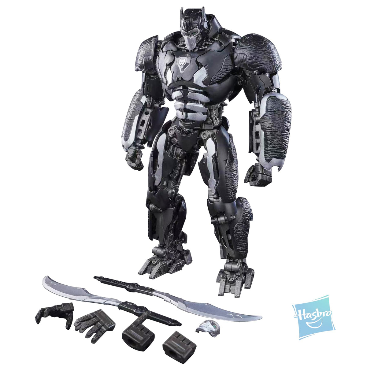 YOLOPARK Optimus Primal Rise of the Beasts figure, front view for dynamic poses.