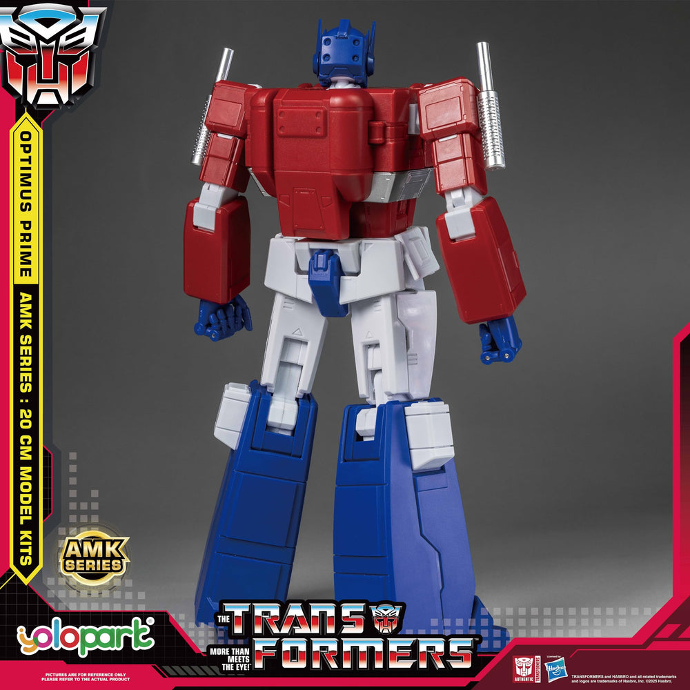 YOLOPARK Optimus Prime gift-ready setup ideal for fans and collectors