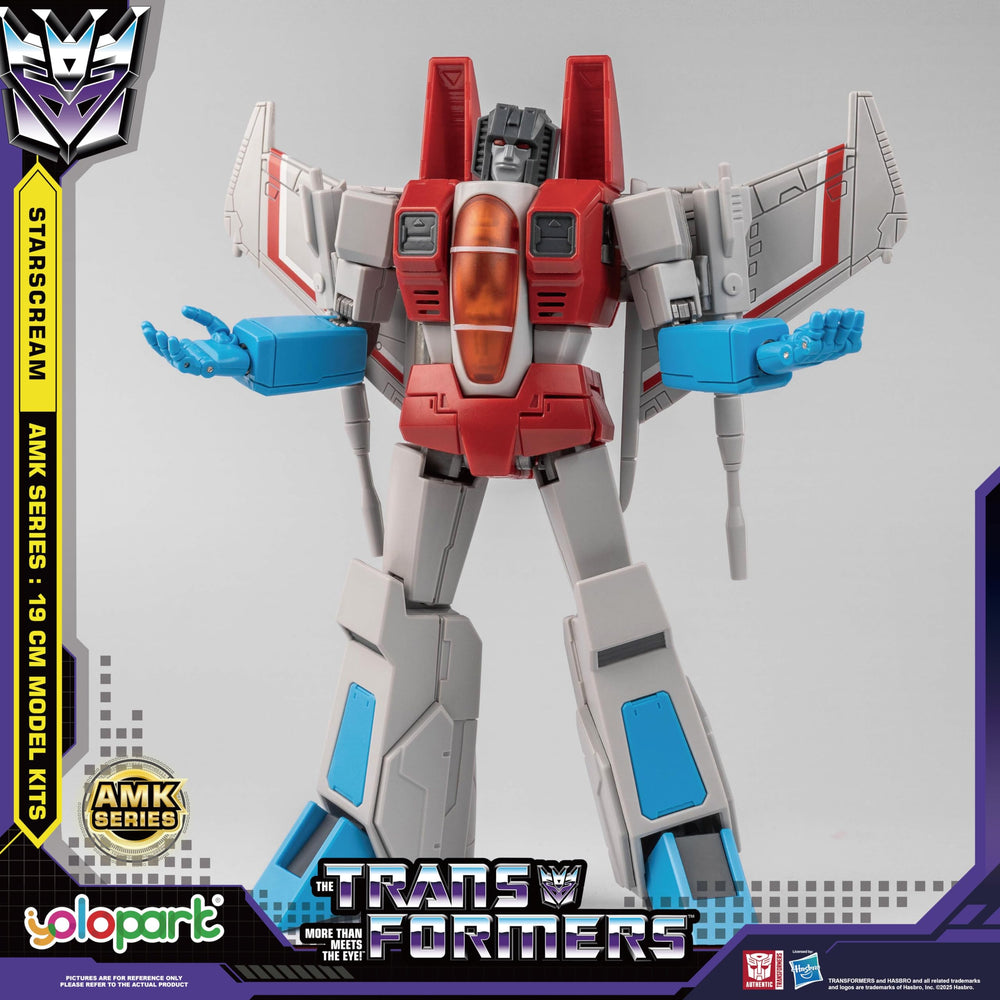 YOLOPARK Starscream figure articulation enables dynamic poses.