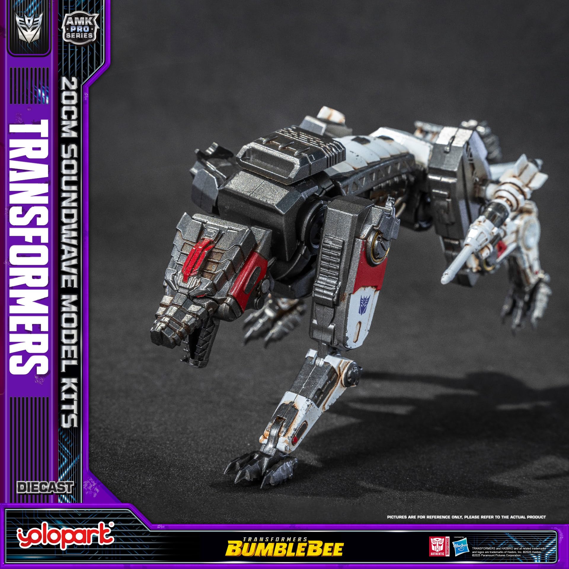 YOLOPARK Soundwave Ravage joints enable dynamic posing