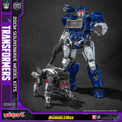 YOLOPARK Soundwave figure front view for dramatic display