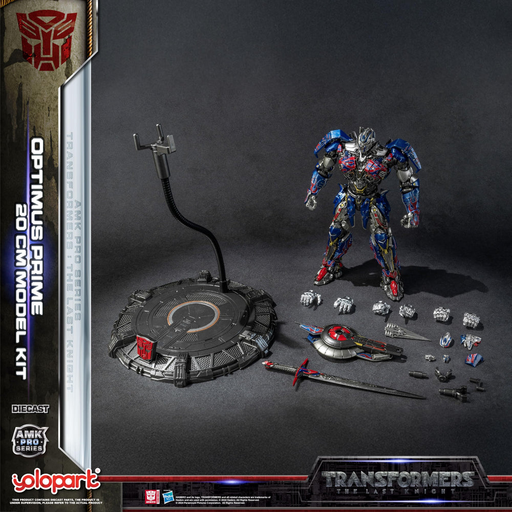 YOLOPARK Optimus Prime armor detail; durable build ideal for posing and shelf display.
