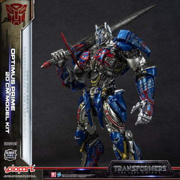 YOLOPARK MV5 Optimus Prime figure posing options enhance collection display.