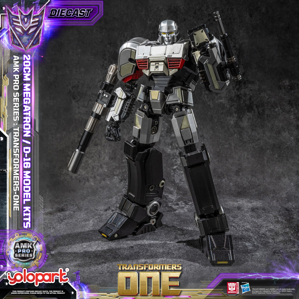YOLOPARK Megatron light-up head in three modes enhances display
