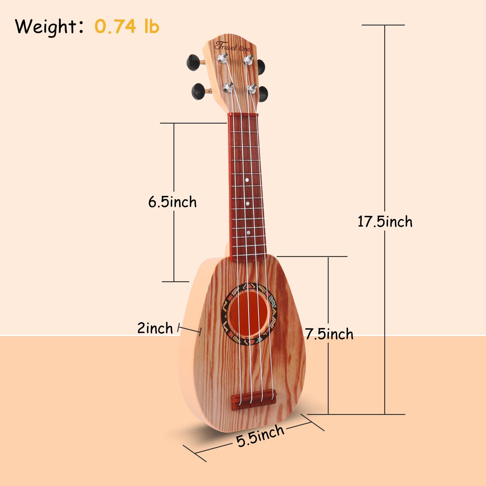 YOLOPARK wooden guitar bridge detail highlights full, rich timbre.