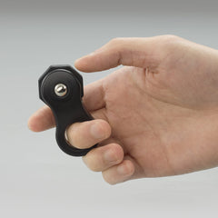 Yolscue fidget spinner black close-up for focus and stress relief