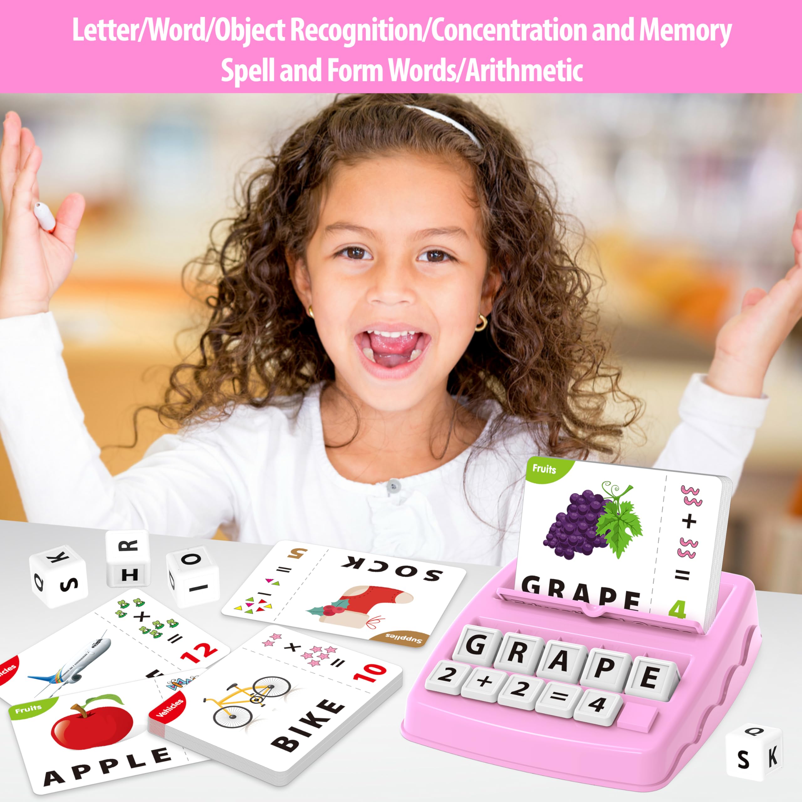 Yolscue letter cubes offer tactile spelling play to build early literacy